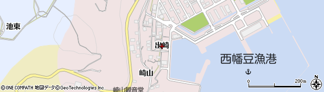 愛知県西尾市鳥羽町（出崎）周辺の地図