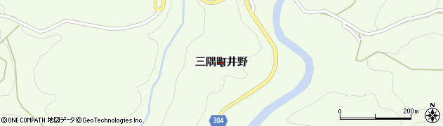 島根県浜田市三隅町井野周辺の地図