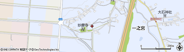 三重県伊賀市一之宮343周辺の地図