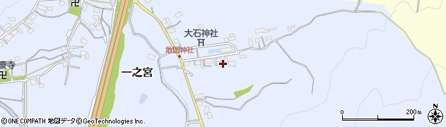 三重県伊賀市一之宮850周辺の地図
