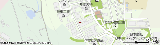 兵庫県三木市別所町巴37周辺の地図