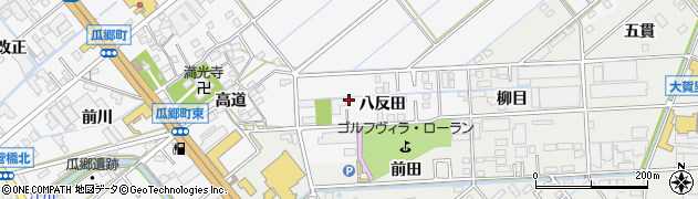 愛知県豊橋市瓜郷町八反田23周辺の地図