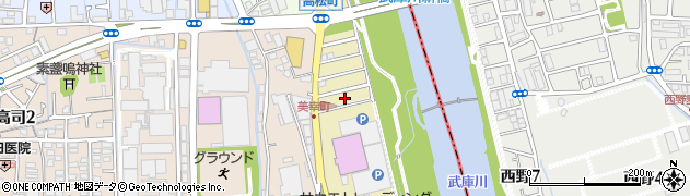 兵庫県宝塚市美幸町9周辺の地図