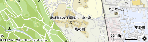 小林聖心女子学院中学校周辺の地図