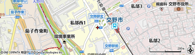エコレンタカー交野駅前店周辺の地図