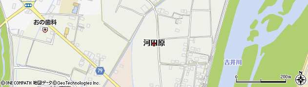 岡山県赤磐市河田原周辺の地図