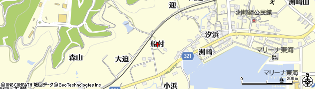 愛知県西尾市東幡豆町（船付）周辺の地図