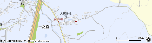 三重県伊賀市一之宮847周辺の地図