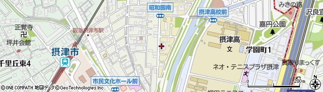 炭火焼中村鉄治千里丘店周辺の地図