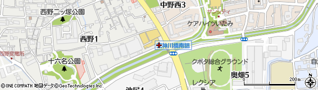 トヨタレンタリース神戸伊丹北店周辺の地図