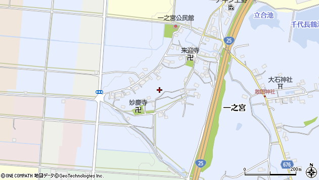 〒518-0003 三重県伊賀市一之宮の地図