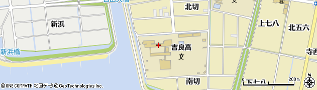 愛知県立吉良高等学校周辺の地図