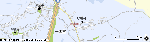 三重県伊賀市一之宮882周辺の地図