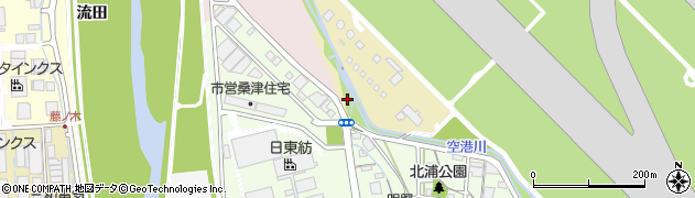 兵庫県伊丹市西桑津（北浦）周辺の地図