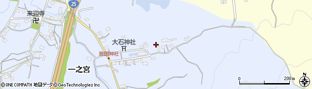 三重県伊賀市一之宮837周辺の地図