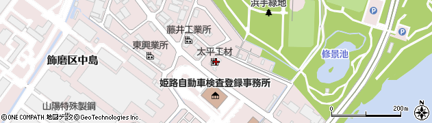 兵庫県姫路市飾磨区中島3283周辺の地図