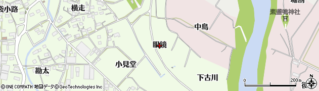 愛知県豊橋市大村町（眼鏡）周辺の地図