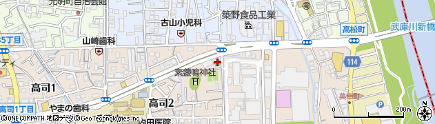 ほっともっと　宝塚高司店周辺の地図