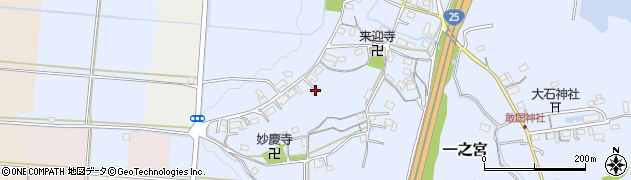 三重県伊賀市一之宮331周辺の地図