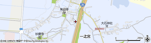 三重県伊賀市一之宮531周辺の地図