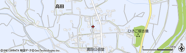 静岡県掛川市高田12周辺の地図