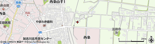 兵庫県加古川市八幡町中西条229周辺の地図