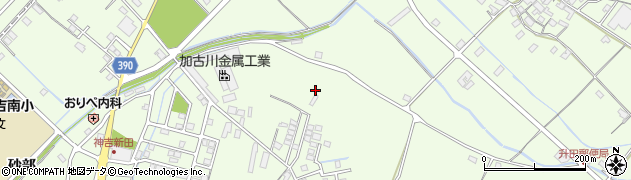 兵庫県加古川市東神吉町周辺の地図