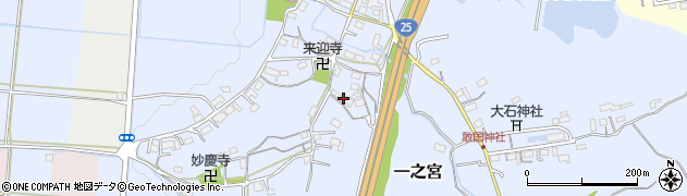 三重県伊賀市一之宮480周辺の地図