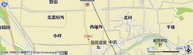京都府木津川市山城町綺田西垣外周辺の地図