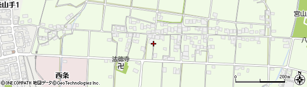 兵庫県加古川市八幡町中西条周辺の地図
