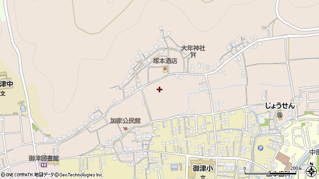 〒671-1342 兵庫県たつの市御津町朝臣の地図