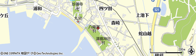 愛知県西尾市東幡豆町宮後31周辺の地図