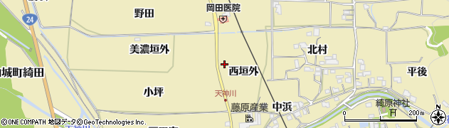 京都府木津川市山城町綺田西垣外16周辺の地図