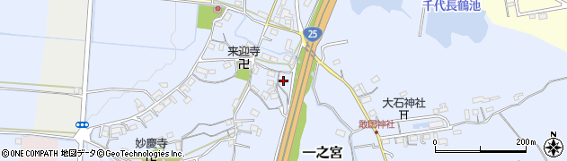 三重県伊賀市一之宮530周辺の地図