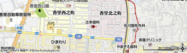 辻本歯科医院周辺の地図