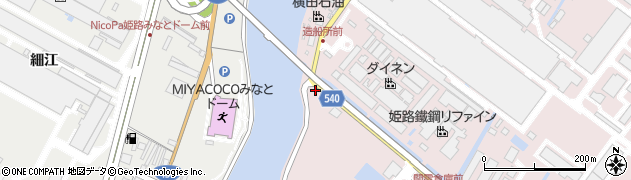 兵庫県姫路市飾磨区中島3048周辺の地図