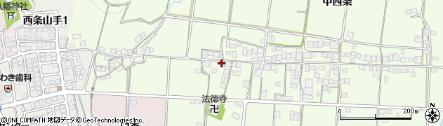 兵庫県加古川市八幡町中西条374周辺の地図