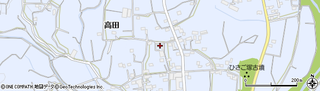 静岡県掛川市高田3周辺の地図