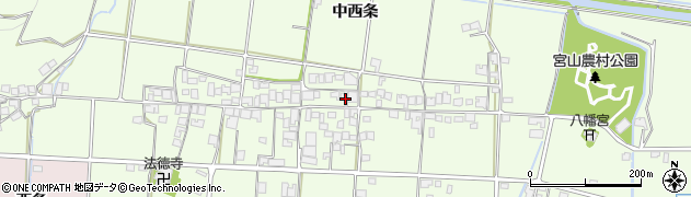 兵庫県加古川市八幡町中西条433周辺の地図