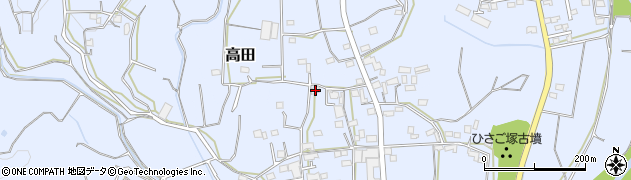 静岡県掛川市高田1周辺の地図