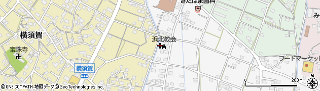 日本基督教団　浜北教会周辺の地図