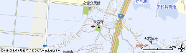 三重県伊賀市一之宮264周辺の地図