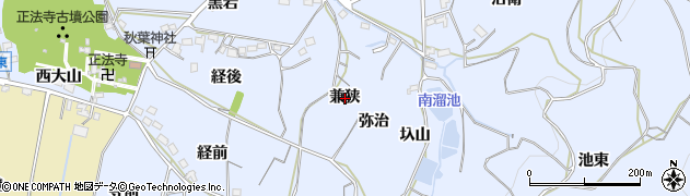 愛知県西尾市吉良町乙川（兼狭）周辺の地図