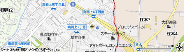 良品買館摂津店周辺の地図