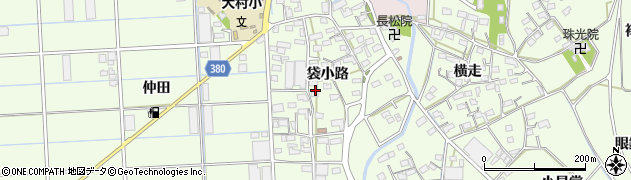 愛知県豊橋市大村町周辺の地図