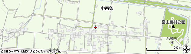 兵庫県加古川市八幡町中西条415周辺の地図
