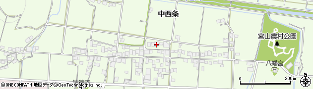 兵庫県加古川市八幡町中西条423周辺の地図
