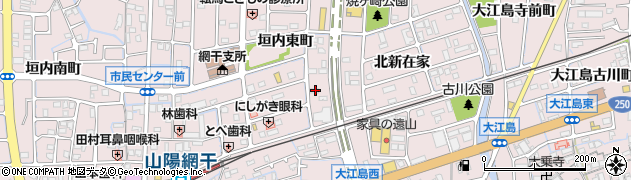 兵庫県姫路市網干区垣内東町14周辺の地図