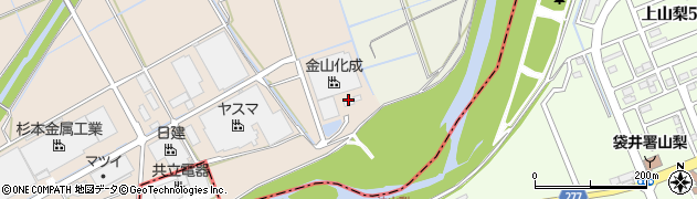 金山化成株式会社　浜松営業所周辺の地図
