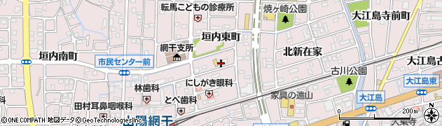 兵庫県姫路市網干区垣内東町64-3周辺の地図
